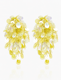 Yellow Mix Earrings Lily Flower String L