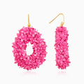 New design earing squein flower