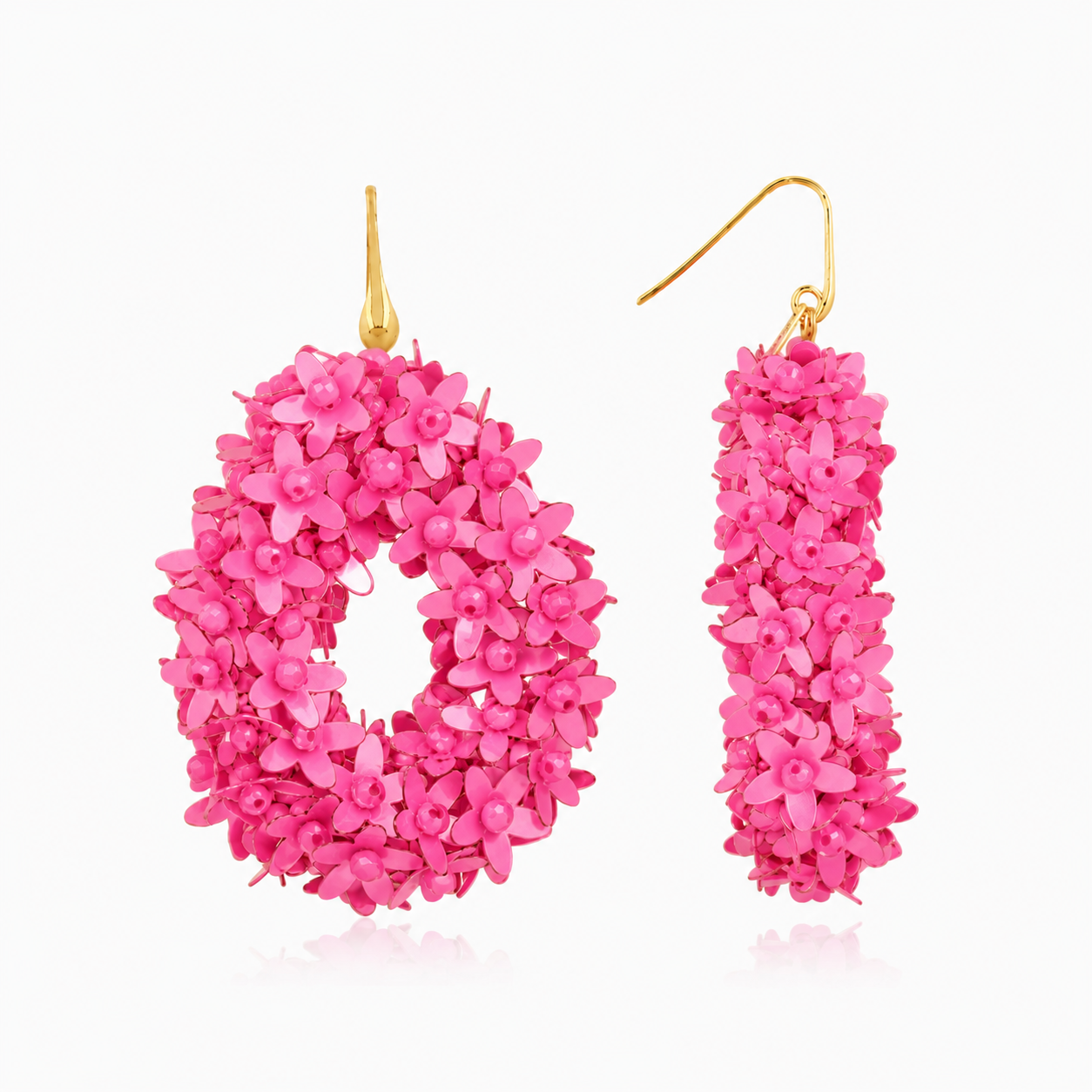 New design earing squein flower